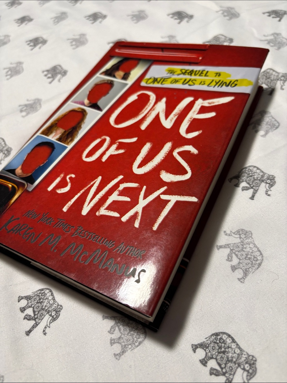 One of Us Is Next - Red Hardcover Book